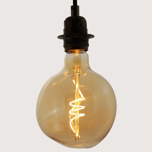 Deformed Sculpture Extra Large Spiral Filament LED Bulb