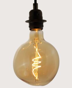 Deformed Sculpture Extra Large Spiral Filament LED Bulb