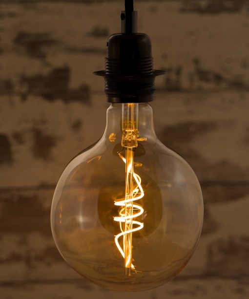 Sculpture A125 Large Spiral Filament LED Bulb Home decor