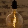 Sculpture A125 Large Spiral Filament LED Bulb Home decor